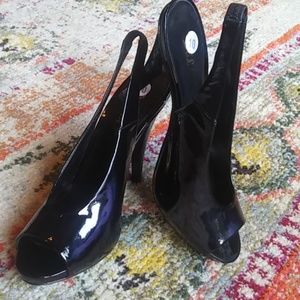 Delman Sling Back Stiletto Heels